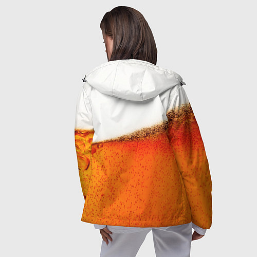 Женская ветровка Тёмное пиво / 3D-Черный – фото 4