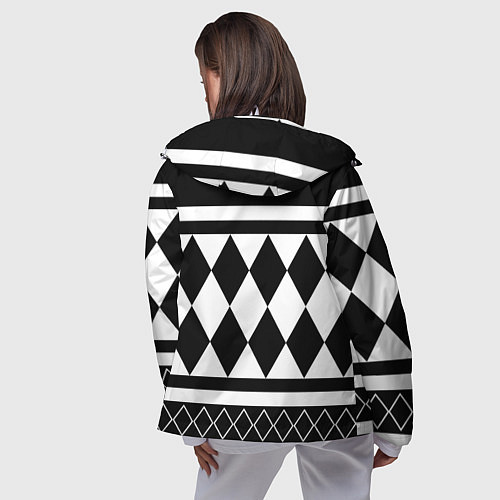 Женская ветровка Узор Кена Рюгуджи / 3D-Белый – фото 4