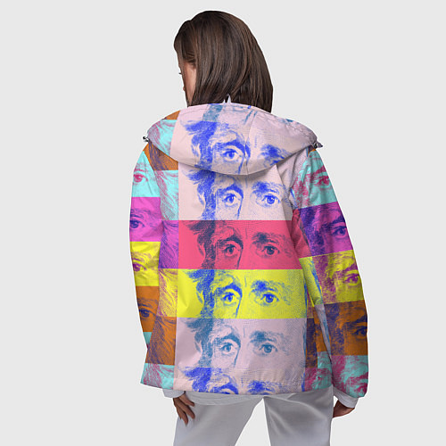 Женская ветровка Глаза Джексона / 3D-Белый – фото 4