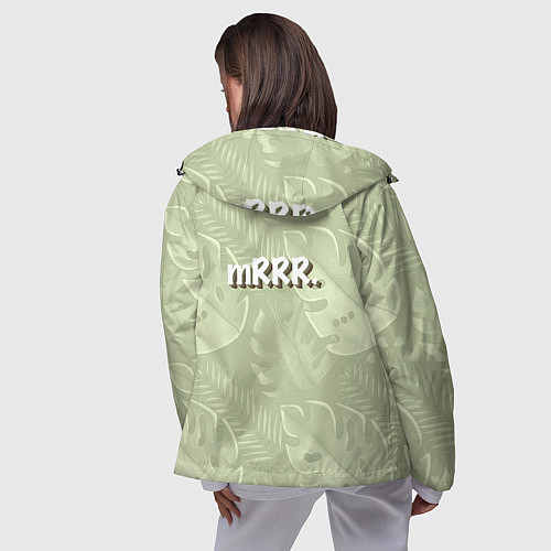 Женская ветровка Мистер Влюбленный динозавр / 3D-Черный – фото 4