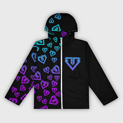 Женская ветровка Big bang half neon pattern