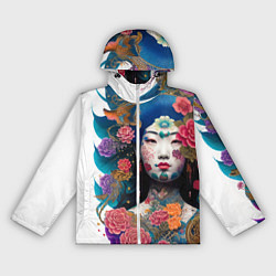 Женская ветровка Japan style - tattoo - art