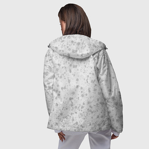 Женская ветровка Угрюмый настрой / 3D-Черный – фото 4