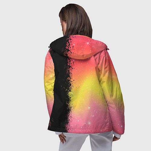 Женская ветровка Mamamoo логотип / 3D-Черный – фото 4