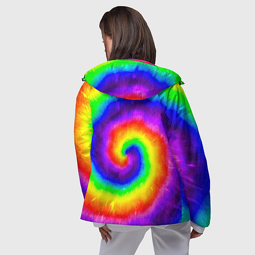 Женская ветровка Тай-дай / 3D-Черный – фото 4