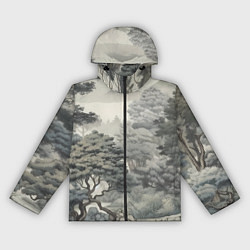 Женская ветровка Японский лес