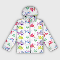 Женская ветровка Яркие рыбки