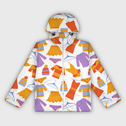 Ветровка с капюшоном женская Мой шопинг, цвет: 3D-белый