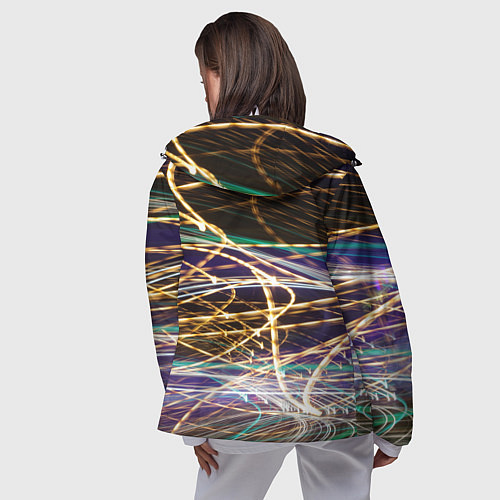 Женская ветровка Световые эффекты / 3D-Белый – фото 4