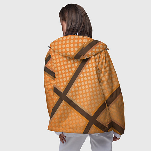 Женская ветровка Basket ball style / 3D-Белый – фото 4