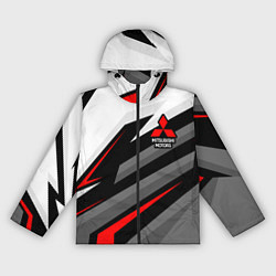 Женская ветровка Mitsubishi motors - красная линия