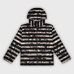 Женская ветровка В полоску с ахегао