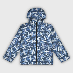 Женская ветровка Сноубордист и Лыжник - камуфляж