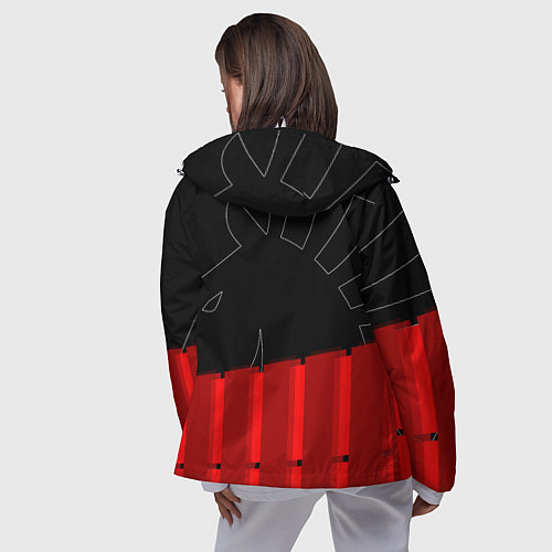 Женская ветровка Форма Team Liquid red / 3D-Белый – фото 4
