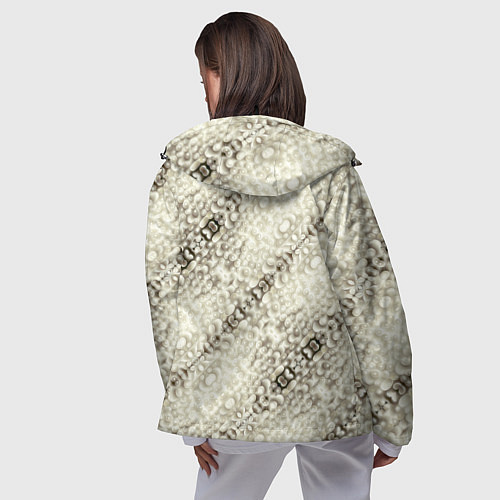 Женская ветровка Жемчужная россыпь / 3D-Черный – фото 4