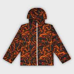 Женская ветровка Огненная лава