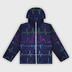 Ветровка с капюшоном женская Color pulse, цвет: 3D-белый