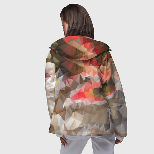 Женская ветровка Pattern style / 3D-Черный – фото 4