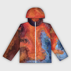 Женская ветровка Ginger blue pattern