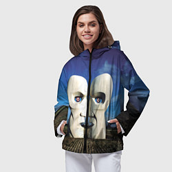 Ветровка с капюшоном женская Pink Floyd The Division Bell, цвет: 3D-черный — фото 2