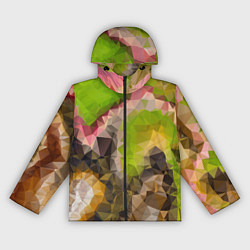 Женская ветровка Green brown pattern
