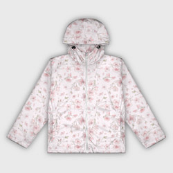 Женская ветровка Акварельный паттерн цветов сакуры