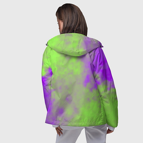 Женская ветровка Октябрьский шум / 3D-Черный – фото 4