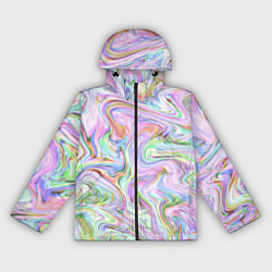 Женская ветровка Абстрактные розовые волны