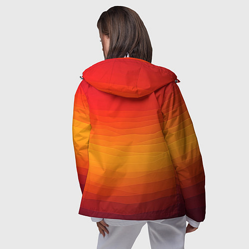 Женская ветровка ChatGPT Логотип с фоном / 3D-Белый – фото 4