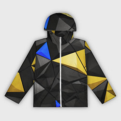 Женская ветровка Black yellow elements