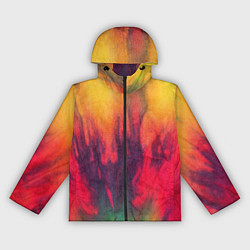 Женская ветровка Огненный тай дай