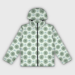 Женская ветровка Веточки и полоски