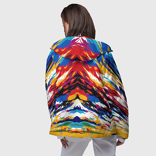 Женская ветровка Vanguard abstraction - vogue - art / 3D-Белый – фото 4