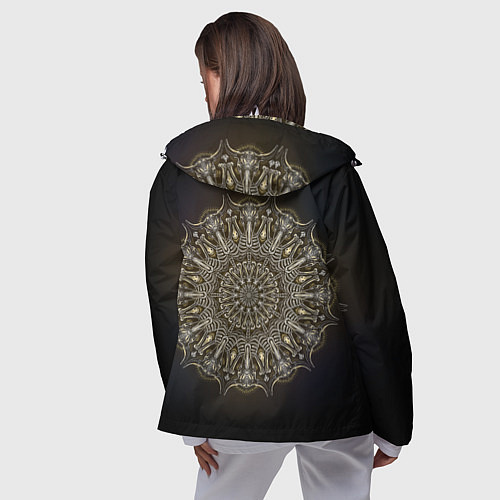 Женская ветровка Костяная мандала / 3D-Белый – фото 4