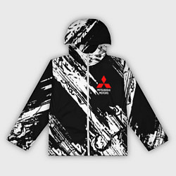 Женская ветровка Mitsubishi - белый пятна