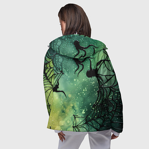 Женская ветровка Мрачный паук / 3D-Белый – фото 4