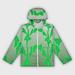 Женская ветровка Растительный паттерн