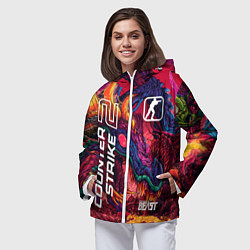 Ветровка с капюшоном женская CS 2 hyper beast, цвет: 3D-белый — фото 2