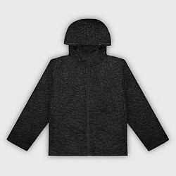 Женская ветровка Чёрная текстура кожи