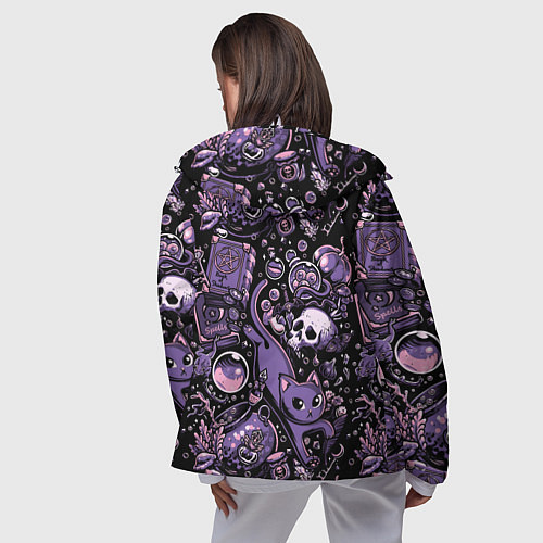 Женская ветровка Ведьминский паттерн / 3D-Белый – фото 4