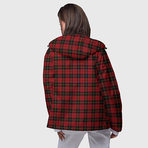 Женская ветровка Pajama pattern red / 3D-Черный – фото 4