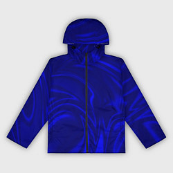 Женская ветровка Имитация синий шёлк