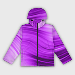 Женская ветровка Розово фиолетовый абстрактный узор волны