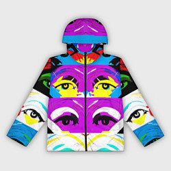 Женская ветровка Eyes - pop art - neural network