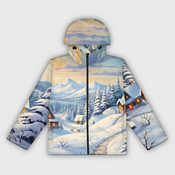 Женская ветровка Новогодний светлый день