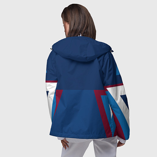 Женская ветровка Спортивная Россия / 3D-Белый – фото 4