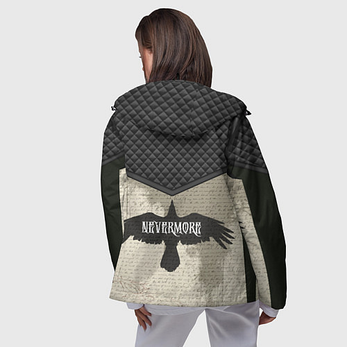 Женская ветровка Ворон-Nevermore / 3D-Черный – фото 4