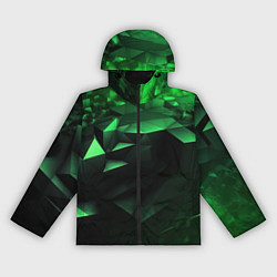 Женская ветровка Видение зеленого в абстракции