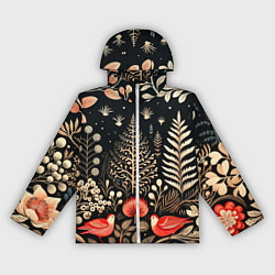 Женская ветровка Елочные узоры нового года