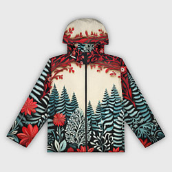 Женская ветровка Зимнее кружево